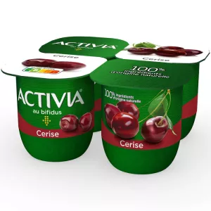 Yaourt aux fruits bifidus cerise - ACTIVIA