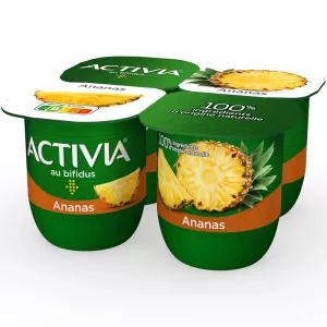 Yaourt aux fruits bifidus ananas - ACTIVIA