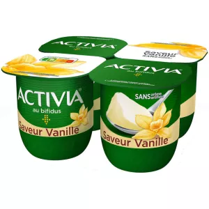 4 Yaurt Vanille Bifidus - ACTIVIA