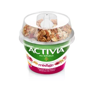 Yaourt muesli framboise et graine de chia 170g - ACTIVIA