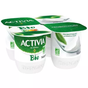 4 Yogur natural bifidus bio - ACTIVIA