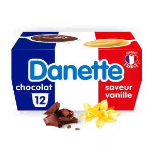Danette Chocolat Vanille 12x11