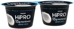 Yaourt coco protéiné 0% MG 2x160g - HIPRO