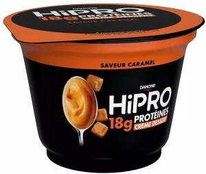 Crème dessert caramel protéinée 180g - HIPRO