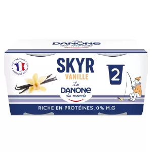 Skyr vanille 0% MG 2x140g - DANONE