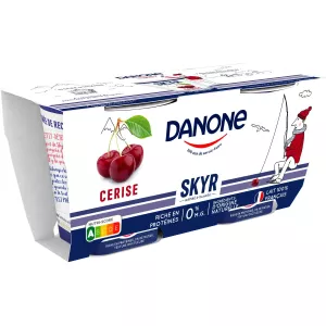 Skyr cerise 0% MG 2x140g - DANONE
