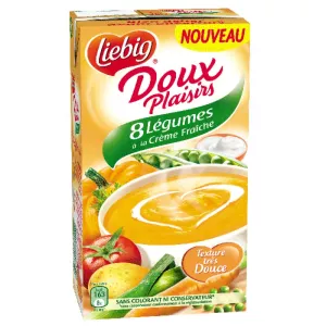 Soupe 8 légumes/crème fraîche 1L - LIEBIG