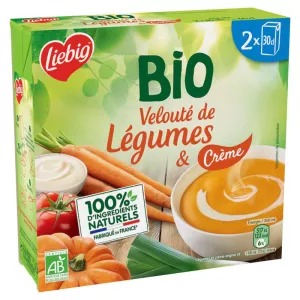 Sopa De Verduras Y Crema Ecológica, 2x30cl - LIEBIG