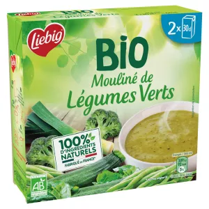 Soupe Mouliné Légumes Verts BIO 2x30cl - LIEBIG