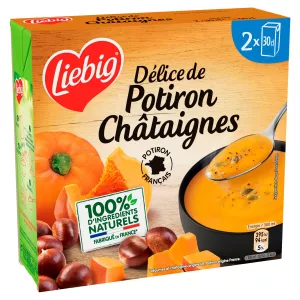 Soupe Potiron Français & Châtaignes 2x30cl - LIEBIG