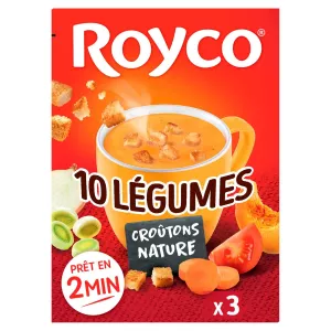 Velouté 10 Mboga Croutons Rosemary X3 - ROYCO