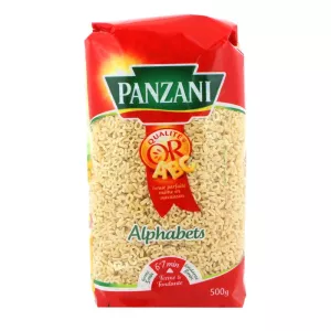 Pâtes Alphabets, 500g - PANZANI