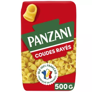 Pâtes coudes rayés 500g - PANZANI