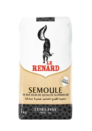 Semoule de blé extra fine 1kg - LE RENARD