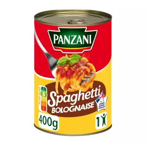 Plat cuisiné spaghetti bolognaise 400g - PANZANI