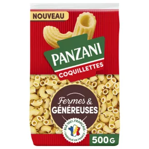 Pâtes Coquillettes Fermes & Généreures 500g - PANZANI
