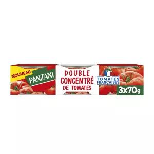 مركز الطماطم المزدوج 3x70 جم - PANZANI