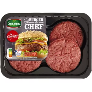 Steaks hachés burger 15% MG 440g - SOCOPA