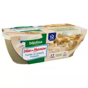 Pots panais/poisson dès 12mois 2x200g - BLEDINA
