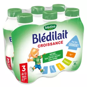 Lait bébé 3ème âge 6x1L - BLEDINA