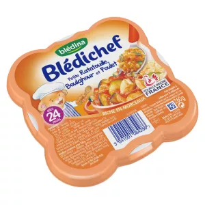 Plat bébé ratatouille/poulet dès 24 mois 260g - BLEDINA