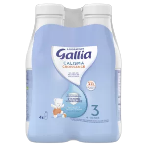 Lait liquide calisma croissance 4x1L - GALLIA