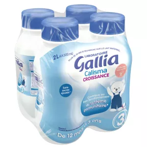 Lait liquide calisma croissance 4x500ml - GALLIA