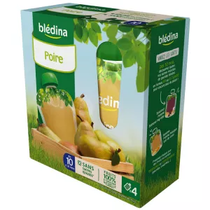 Gourdes poire dès 10 mois 4x90g - BLEDINA