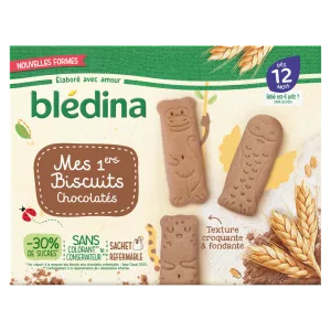 Mes 1er Biscuits bébé dès 12 mois chocolatés 150g - BLEDINA