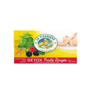 Infusion detox fruits rouges x25 42g - LA TISANIÈRE