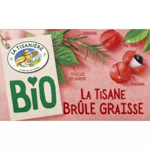 Infusion bio la tisane brûle graisse x20 30g - LA TISANIERE