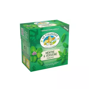 Infusion Menthe Verveine X20 - LA TISANIÈRE