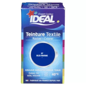 Teinture textile Bleu Marine n° 07 - IDEAL