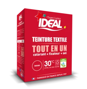 Teinture Textile Tout En Un Rouge 350g - IDEAL
