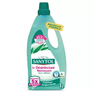 Nettoyant Ménager Désinfectant Multi-Surfaces Désinfectant Eucalyptus 1L - SANYTOL