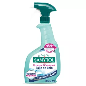 Nettoyant Désinfectant Salle de Bain Ultra Détartrant 500ml - SANYTOL