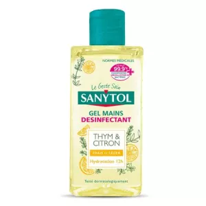 Thym & Lemon 75ml disinfectant mikono gel - SANYTOL