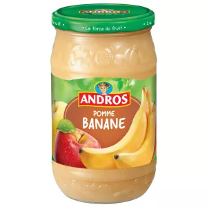 750 G Bocal Pom Banane Andros