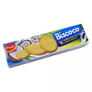 Sablés à La Noix De Coco Poult - 16 Biscuits 120g - Poult