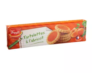 Tartelettes à L'abricot - 8 Biscuits 150g - Poult