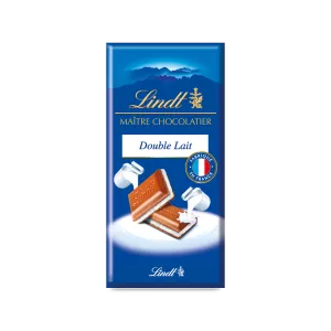 Maître Chocolatier Double Lait tablette fourrée 110 g - LINDT