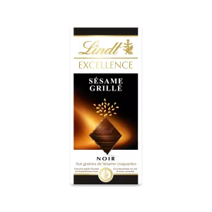 Tablette De Chocolat  Excellence Noir Sésame Grillé  100 G - LINDT