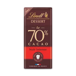 Dessert Nyeusi 70% COCOA CAMPLET 200 g - LINDT