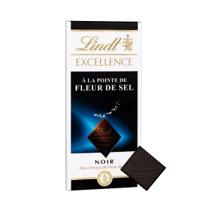 Excellence Noir Fleur De Sel Tablet 100 G - LINDT