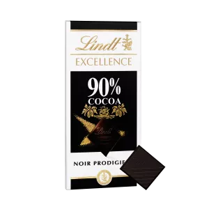 Tablette De Chocolat  Excellence Noir 90% Cacao  100 G - LINDT
