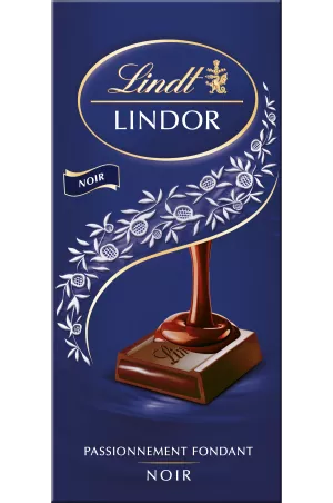 Tablette De Chocolat  Lindor Noir  150 G - LINDT
