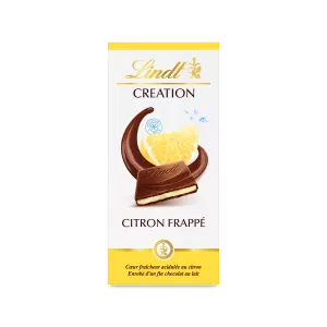 Tablette De Chocolat  Création Citron Frappé  150 G - LINDT