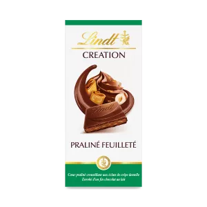 Tablette De Chocolat  Création Praliné Feuilleté  150 G - LINDT