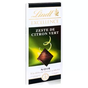لوح شوكولاتة داكنة ، نكهة إضافية تقليدية ، بالليمون 100 جم - LINDT