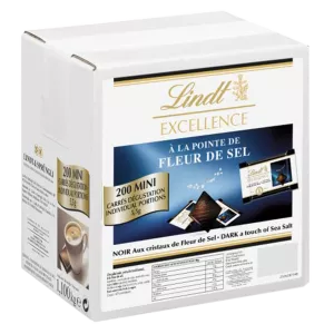 Chocolat Degustation Mini Excellence Noir Fleur De Sel 200x5,5g - LINDT